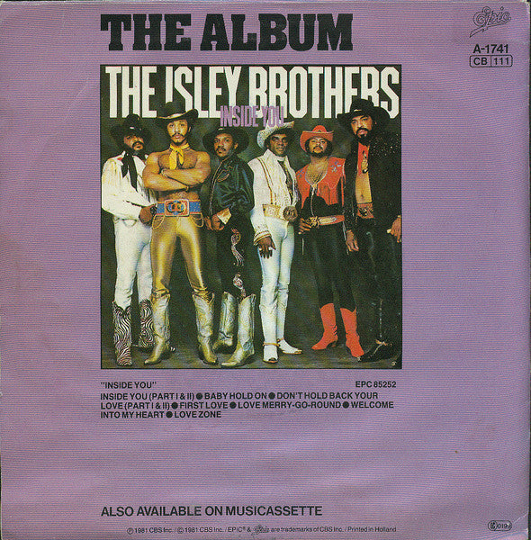 The Isley Brothers : Inside You (7", Single)