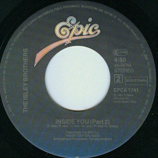 The Isley Brothers : Inside You (7", Single)