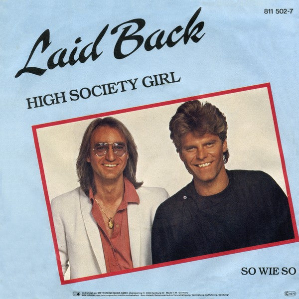 Laid Back : High Society Girl (7", Single)