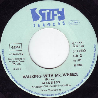 Madness : Our House (7", Single)