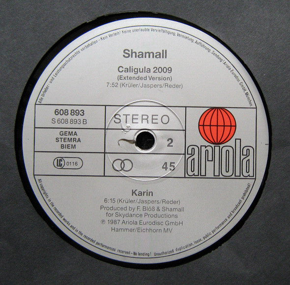 Shamall : My Dream (12", Maxi)