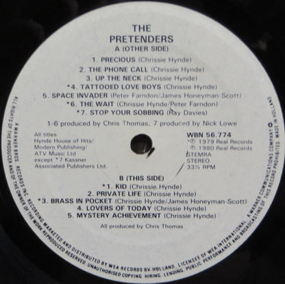 Pretenders* : Pretenders (LP, Album)