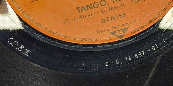 Denise (13) : Tango (7", Single)