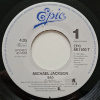 Michael Jackson : Bad (7", Single)