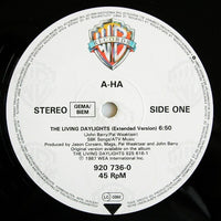 a-ha : The Living Daylights (Extended Mix) (12", Maxi)