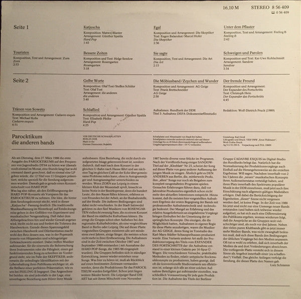 Various : Parocktikum - Die Anderen Bands (LP, Comp)