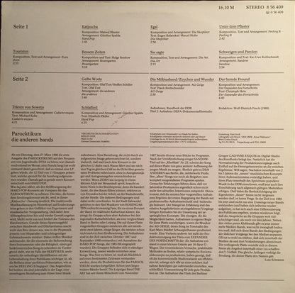 Various : Parocktikum - Die Anderen Bands (LP, Comp)