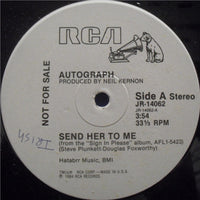 Autograph (2) : Send Her To Me (12", Promo)