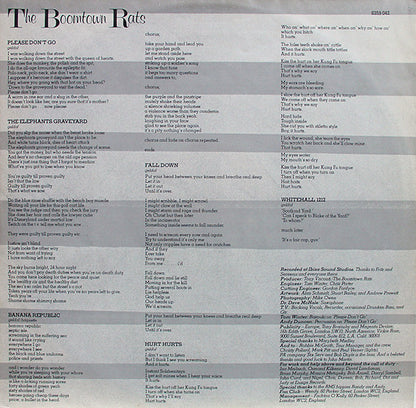 The Boomtown Rats : Mondo Bongo (LP, Album)