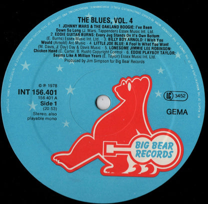 Various : The Blues Vol. 4 (2xLP, Comp, Mono)