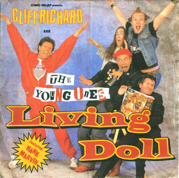 Cliff Richard And The Young Ones Featuring Hank Marvin : Living Doll (7", Single)