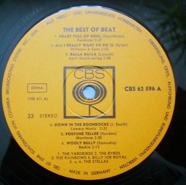 Various : The Best Of Beat (LP, Comp)