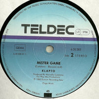 Klapto : Mister Game (Special Scratch-Remix) (12", Maxi)