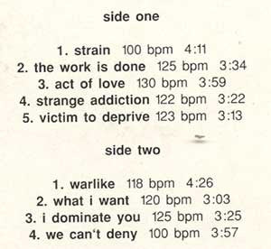 Paranoid (3) : Strain (LP, Album)