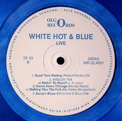 White Hot & Blue : Live (LP, Blu)