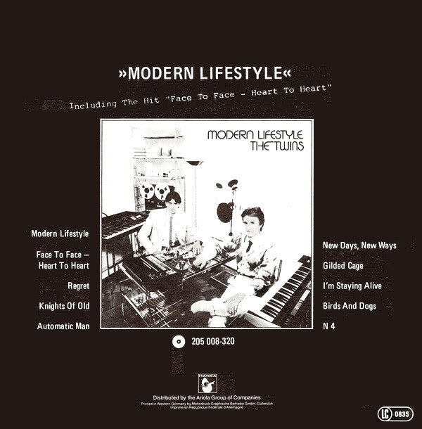 The Twins : Not The Loving Kind / Men Of Destiny (7", Single)