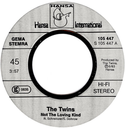 The Twins : Not The Loving Kind / Men Of Destiny (7", Single)