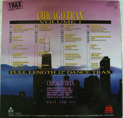 Various : Chicago Trax - Volume 1 (2xLP, Comp)