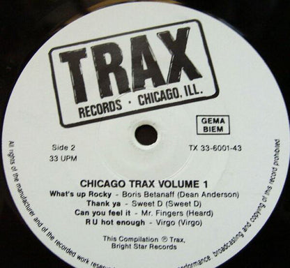 Various : Chicago Trax - Volume 1 (2xLP, Comp)