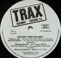 Various : Chicago Trax - Volume 1 (2xLP, Comp)