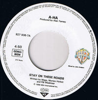 a-ha : Stay On These Roads (7", Single)