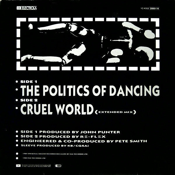 Re-Flex (2) : The Politics Of Dancing (Extended Mix) (12", Maxi)