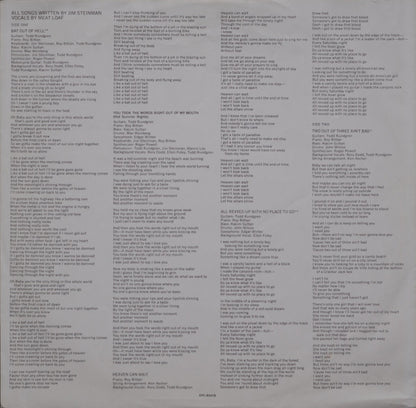 Meat Loaf : Bat Out Of Hell (LP, Album, RP, 54)