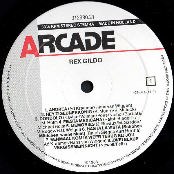 Rex Gildo : Rex Gildo '88 (LP, Album)