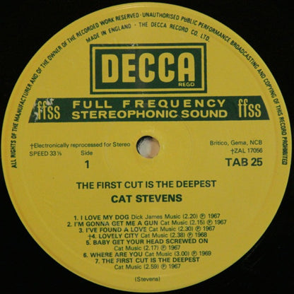 Cat Stevens : The First Cut Is The Deepest (LP, Comp)