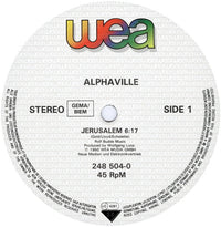 Alphaville : Jerusalem (The Palace Version) (12", Single)