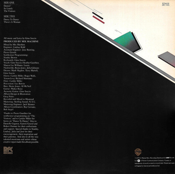 Gino Soccio : Outline (LP, Album)