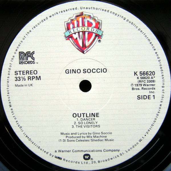 Gino Soccio : Outline (LP, Album)