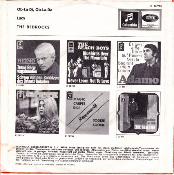 The Bedrocks : Ob-La-Di, Ob-La-Da (7", Single)