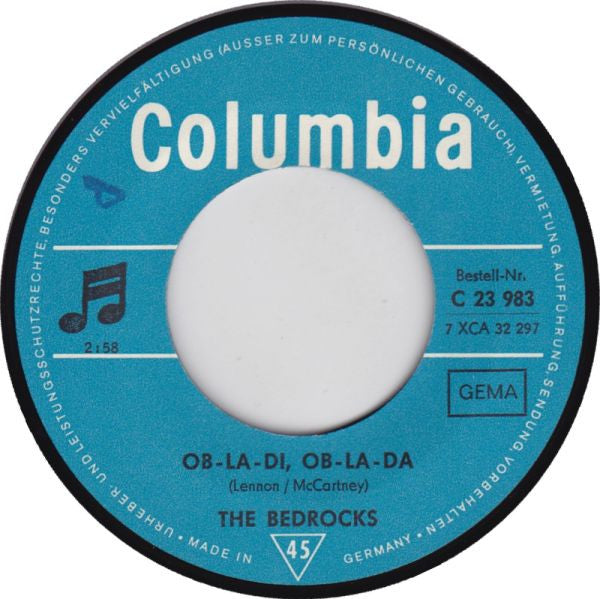 The Bedrocks : Ob-La-Di, Ob-La-Da (7", Single)