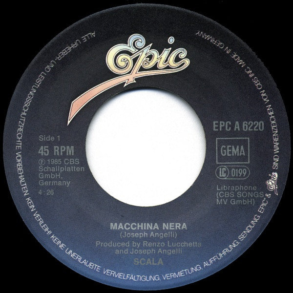 Scala (5) : Macchina Nera (7", Single)