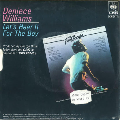Deniece Williams : Let's Hear It For The Boy (7", Single)