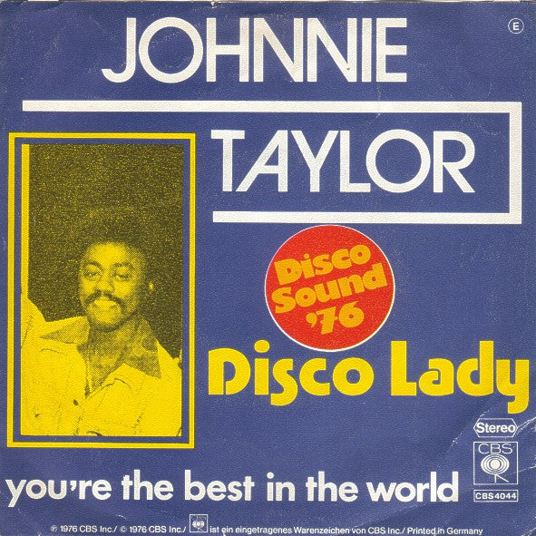 Johnnie Taylor : Disco Lady (7", Single)