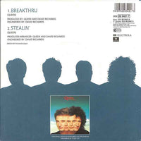 Queen : Breakthru (7", Single)