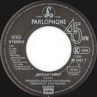 Queen : Breakthru (7", Single)