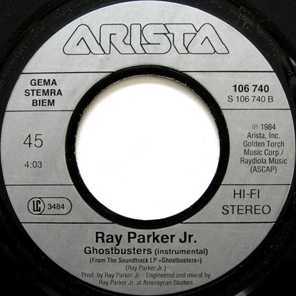 Ray Parker Jr. : Ghostbusters (7", Single)