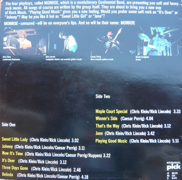 Monroe (17) : Censured (LP, Album)