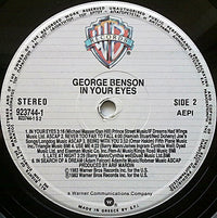 George Benson : In Your Eyes (LP, Album)