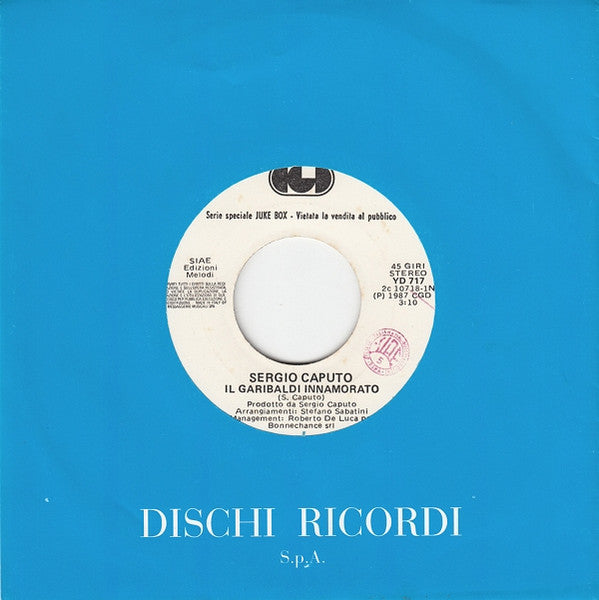 The Smiths / Sergio Caputo : Ask / Il Garibaldi Innamorato (7", Jukebox)