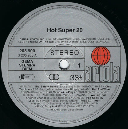 Various : Hot Super 20 (LP, Comp)