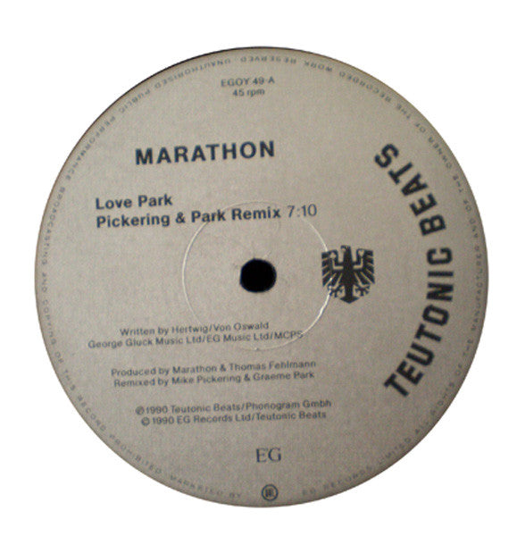 Marathon : Love Park (Pickering And Park Remix) (12")