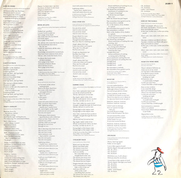 Fleetwood Mac : Mirage (LP, Album, Club)