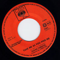 Susan Christie : I Love Onions / Take Me As You Find Me (7", Single)
