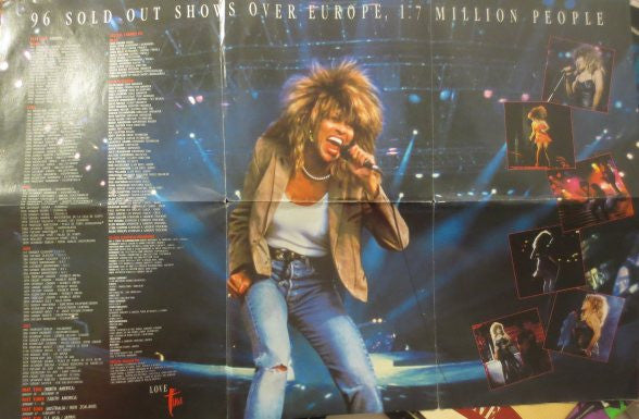 Tina Turner : Paradise Is Here (7", Single, Pos)