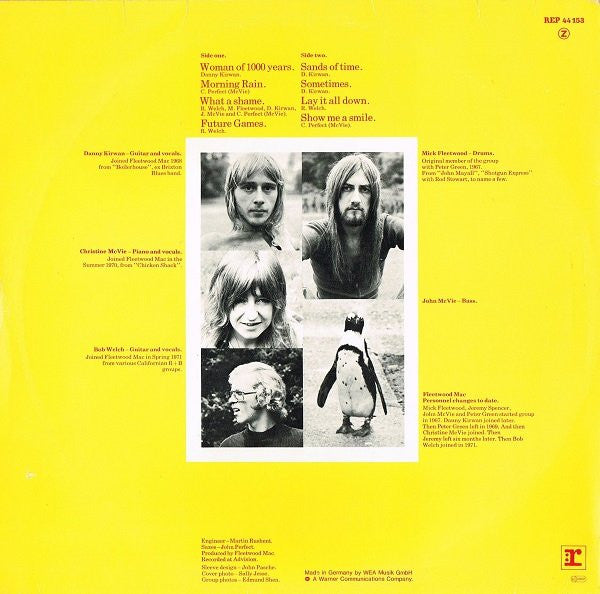 Fleetwood Mac : Future Games (LP, Album, RE)