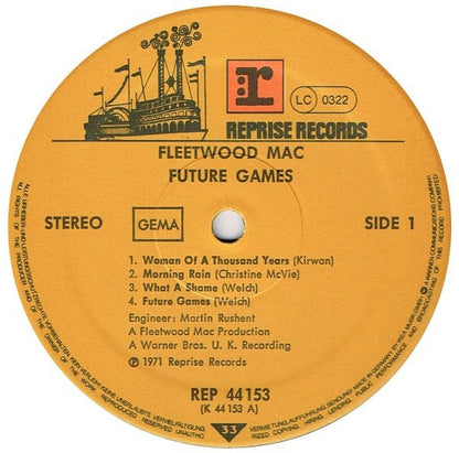 Fleetwood Mac : Future Games (LP, Album, RE)